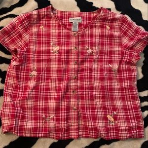 Women’s vintage button up